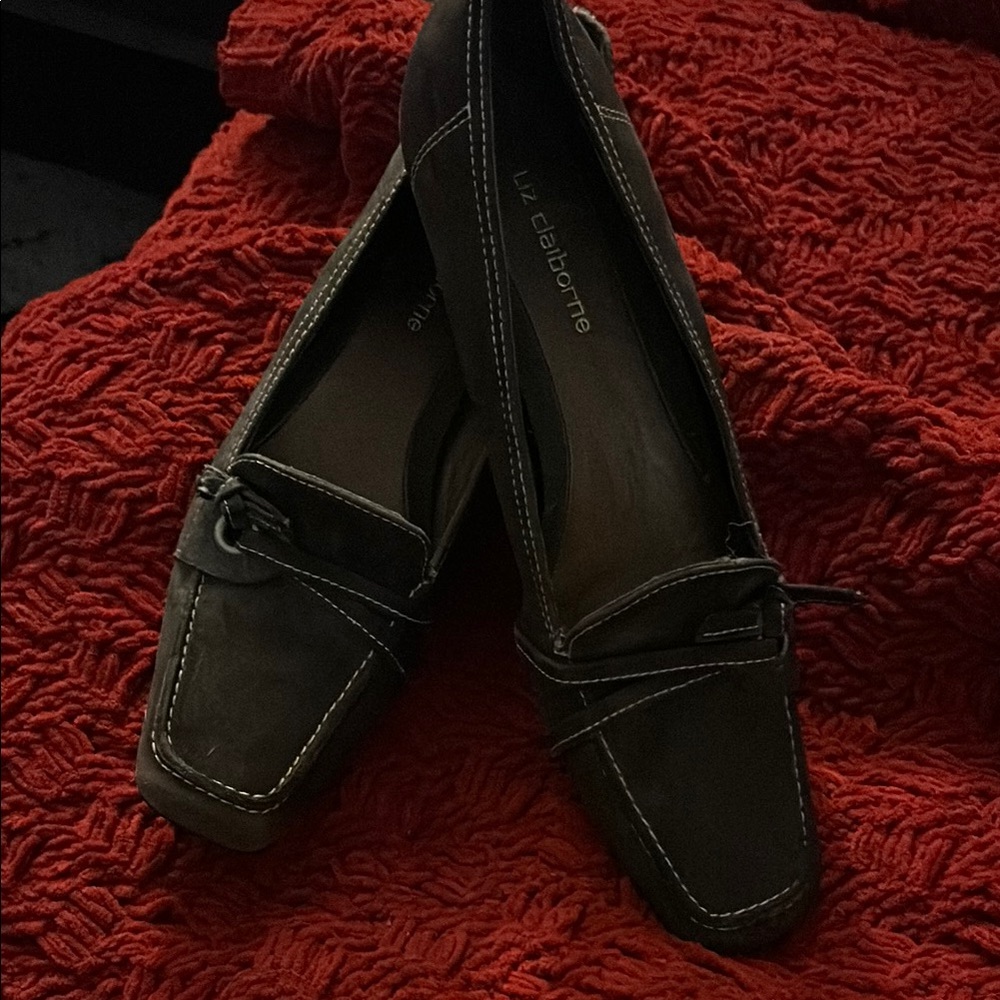 Liz Claiborne Black Loafers